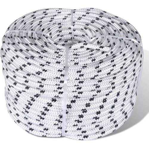 vidaXL Pleteni Poliesterski Brodski Konop 14 mm x 50 m Cene