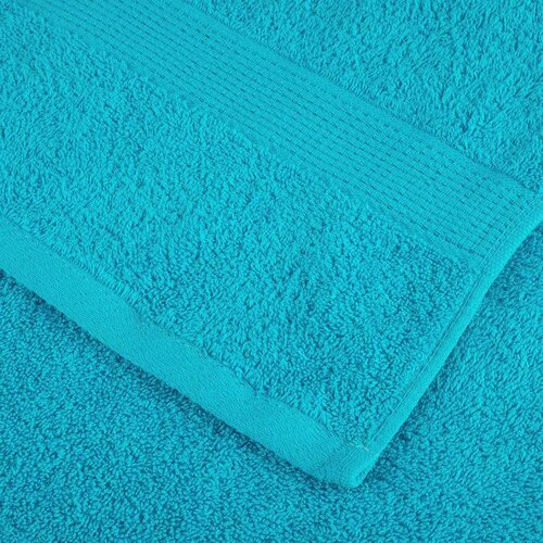 Ručnici za saunu SOLUND 4 kom tirkizni 80x200 cm 600 gsm Slike