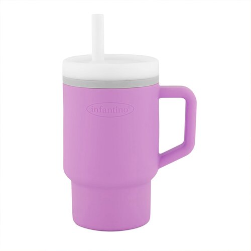 Infantino silikonska ča&scaron;a 6m+,266ml, lila Cene