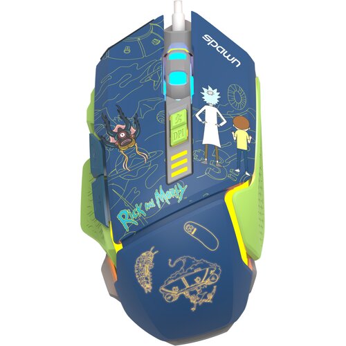 Spawn Rick and Morty žična RGB gaming mi&scaron;ka Cene