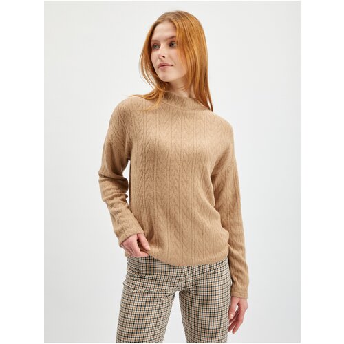 Orsay Light Brown Womens Patterned Sweater - Women Cijene