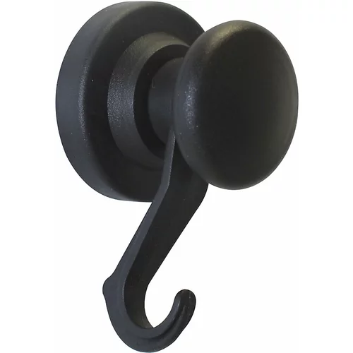 Maul Magnet z vrtljivo kljuko, črne barve, DE 3 kosi, Ø 53 mm, sila oprijema 10 kg