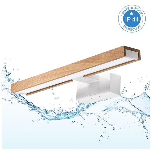 Brilagi LED osvetljenje za kupatilsko ogledalo 3 u 1 WOODY MIRROR LED/8W/230V IP44 bela/hrast Slike
