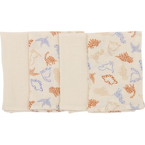 Bubaba by FreeON tetra krpice muslin 4/1živalice, 40 x 40 cm beige Slike