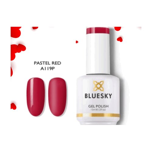  BLUESKY TRAJNI LAK PASTEL RED 15ML Cene