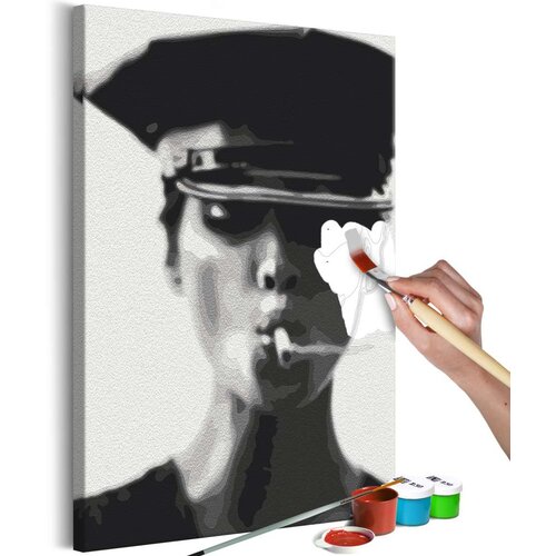  Slika za samostalno slikanje - Woman With Cigarette 40x60 Cijene