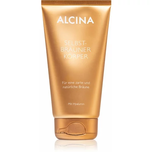 ALCINA Self-tanning Body Cream vlažilna samoporjavitvena krema za telo 150 ml
