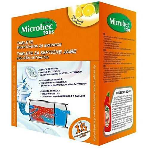  Dodatak vodi za ispiranje WC &amp;scaron;koljke i jame, 16 tableta (16 Kom.) Slike