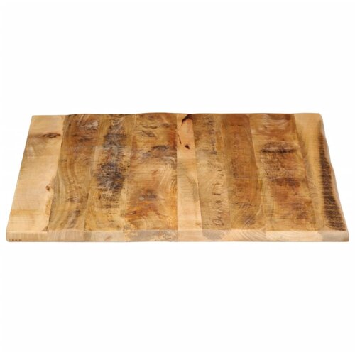 Stolna ploča 90 x 80 x 3,8 cm masivno drvo manga sa živim rubom Slike