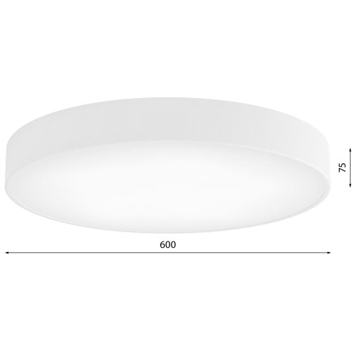 Brilagi plafonsko svetlo sa senzorom clare 5xE27/24W/230V &amp;oslash; 60 cm belo Slike