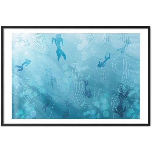  Plakat - Japanese Pond 42x29.7 Crni okvir s margom Slike