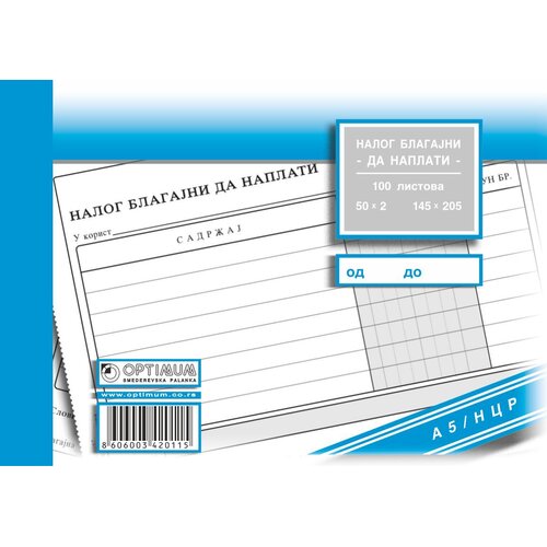 Optimum Nalog blagajni da naplati A5NC 4787 Slike