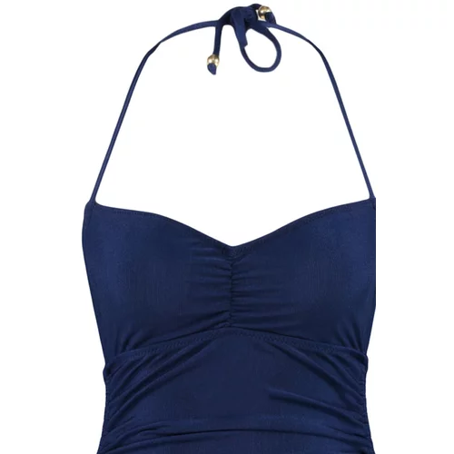 Trendyol Swimsuit - Navy blue - Plain