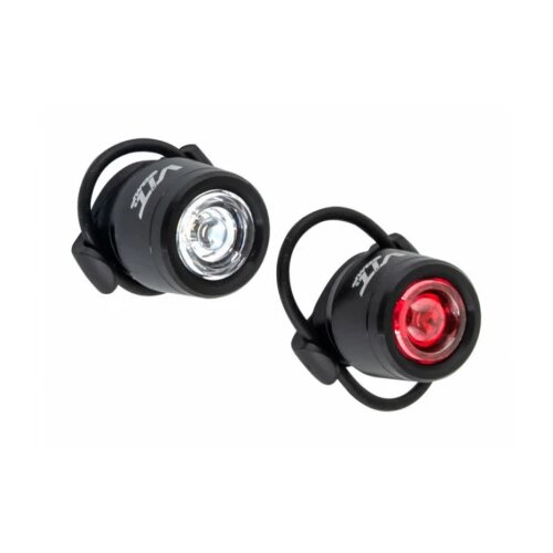 ViTcomp treptač set solo alu white/red led Cene
