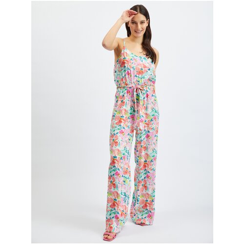 Orsay Pink-cream Women's Floral Overall - Women Cene