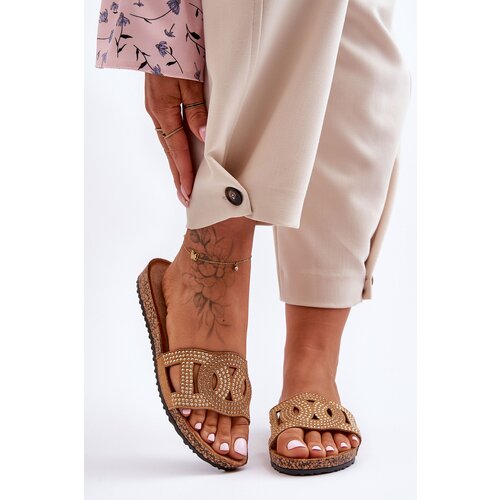 Kesi Women&amp;#039;s flaps decorated with brown Evelins caps Slike