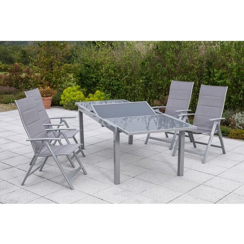 Gardenson vrtna garnitura taviano, 5-Delno, rjava Slike