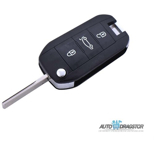 888 Car Accessories kućište oklop ključa 3 dugmeta HU83 za peugeot Cene