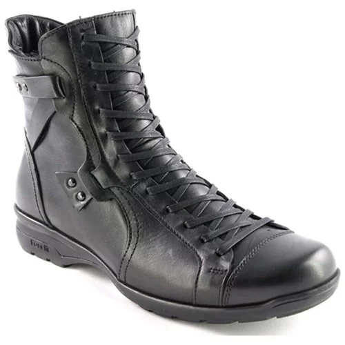 Forelli Women's Black Women's Comfort Boots From Genuine Leather 18353