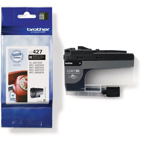 Brother &amp;quot;Tinte LC427BK Schwarz bis zu 3000 Seiten nach ISO/IEC 24711&amp;quot; Slike