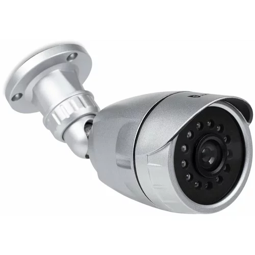 Lažna kamera z led - smartwares srebrna