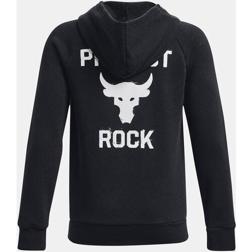 Under Armour Sweatshirt Pjt Rck Boys Rvl Flc Hdy-BLK - Boys Cene