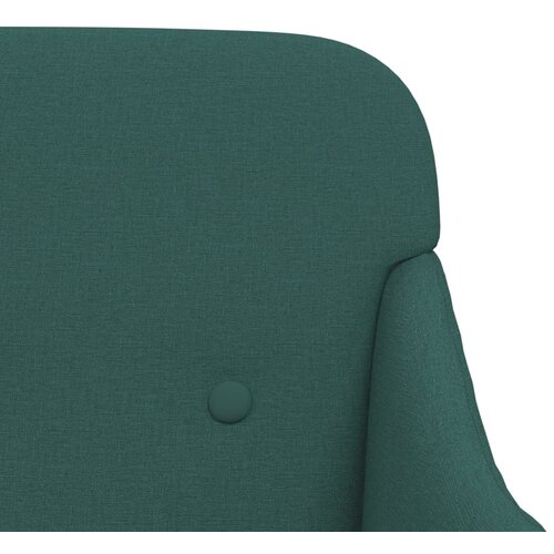  Klupa tamnozelena 110 x76 x 80 cm od tkanine Slike