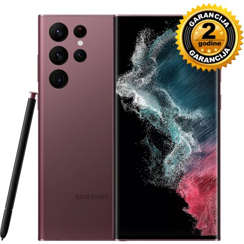 Samsung SM-S908E/DS S22 ULTRA 12+256GB BURGUNDY Slike