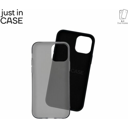 Just In Case 2u1 extra case mix paket crni za iphone 12 Cene