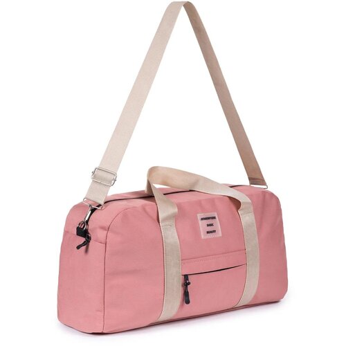 Dewberry 59458 Unisex Front Pocket Long Strap Sports Bag-PINK Cene