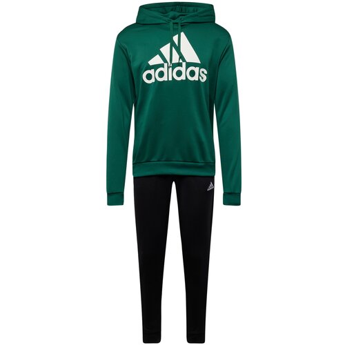 Adidas Odjeća za vježbanje tamno zelena / crna / bijela Cijene