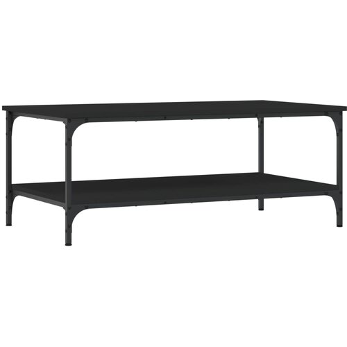 Maison Chic Klubska mizica - kavna mizica - Nizka mizica črna 100x55x40 cm inženirski les, (21753900) Cene