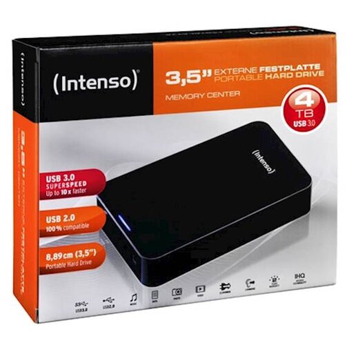 Intenso HDD EXT 4TB 3,5" USB 3.0,B 85MB/S,P 75B/S Cene