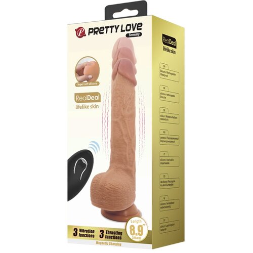 Pretty Love 2024 Vibracijski Penis Pretty Love Tommy 8,9&amp;#039;&amp;#039; Slike