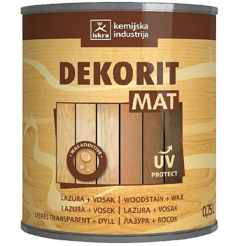  Lazura za drvo Dekorit Mat (Tik, 200 ml)