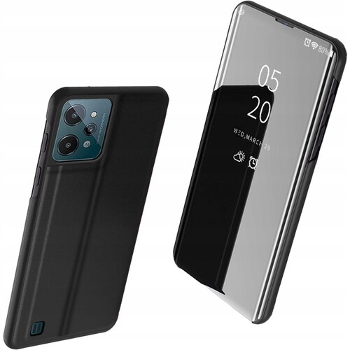 HURTEL CLEAR VIEW CASE ETUI OBUDOWA POKROWIEC FUTERAŁ PLECKI DO REALME C31 CZARNE, (21899947) Cene