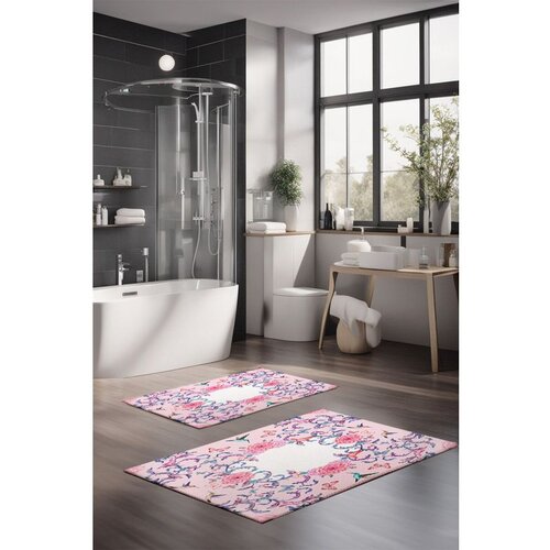  CT-5248 multicolor bathmat set (2 pieces) Cene