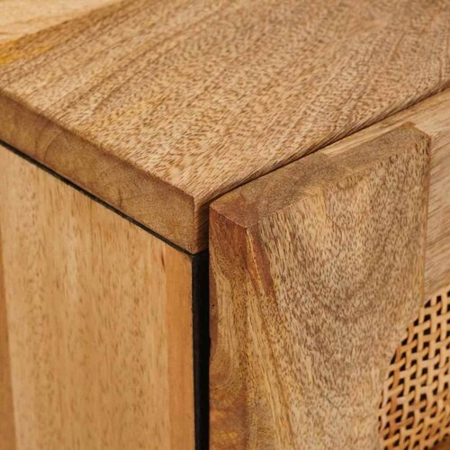  Noćni ormar Prirodna 50 x 33 x 60 cm Čvrsto drvo manga Slike