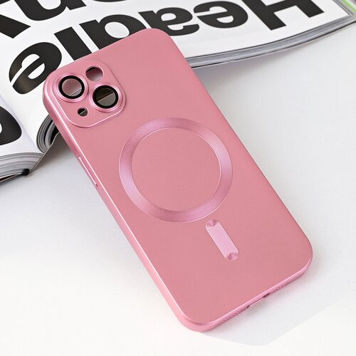 Torbica Magsafe Chrome za iPhone 13 6.1 roze Slike