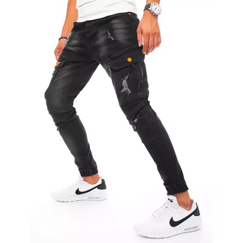 DStreet Men's black cargo jeans UX3256 Cene