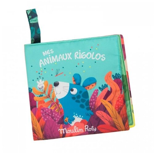Moulin Roty mekana knjiga sa aktivnostima - Dans la jungle Slike