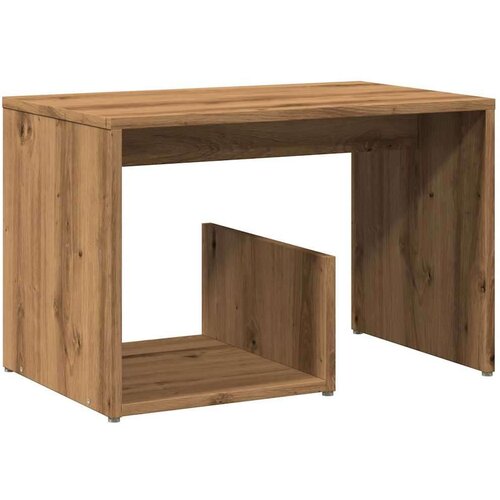 VidaXL Pomoćni stol Artisan hrast 59x36x38 cm izrađeno drvo Slike