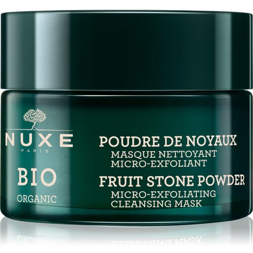 Nuxe bio Organic Fruit Stone Powder Micro-Exfoliating Mask maska za lice s dvostrukim efektom pilinga 50 ml Slike