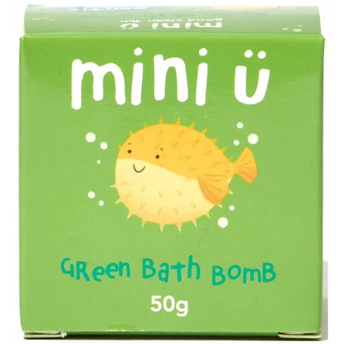 Mini-U Bath Bomb Green šumeča kopalna kroglica 50 g