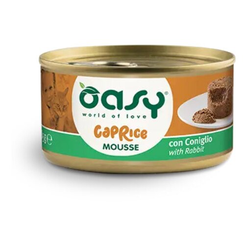 Oasy Caprice Mousse Adult zajec, mousse v konzervi - 85g 85 g Cene
