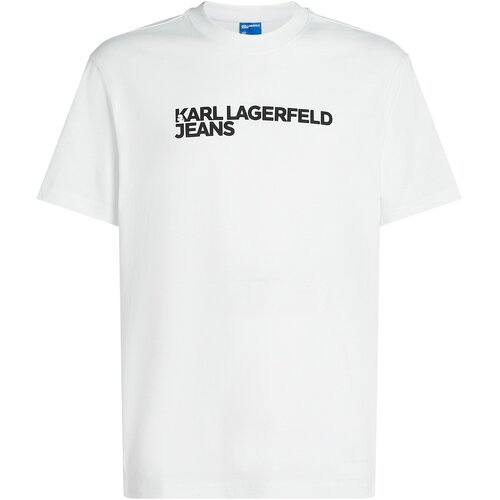 Karl Lagerfeld jeans Majica črna / bela Cene
