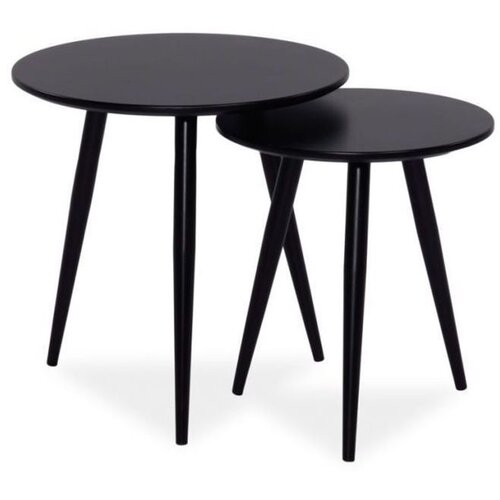  Set stolića CLEO - MDF - crna Cijene