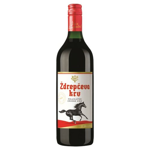 Vinarija Čoka Ždrepčeva krv Crveno vino, 1L Cene
