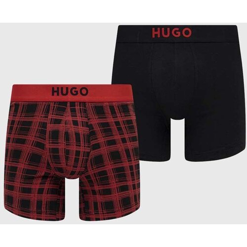 Hugo Boksarice 2-pack mo&amp;scaron;ki, črna barva Slike