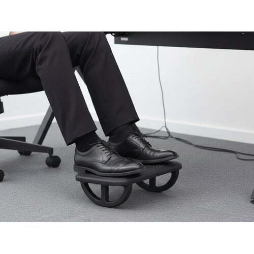  Ergonomski odmarac za noge sa podesivim nagibom ( PL-2504 ) - Crni Cene